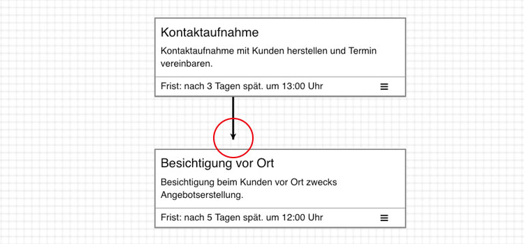 Intranet Workflow Software - Verbindungen erstellen