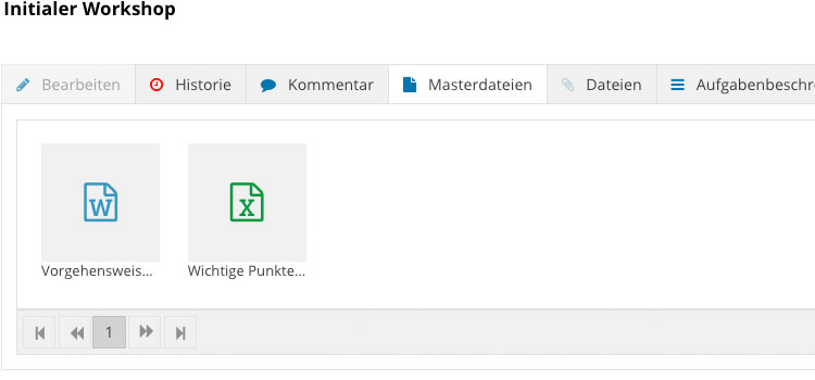 Workflow Anhaenge Detailansicht