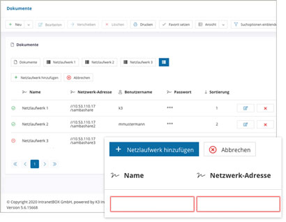 Workfow Software Module MS File-Server-Konnektor