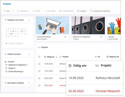 Workflow Software Module Projekte