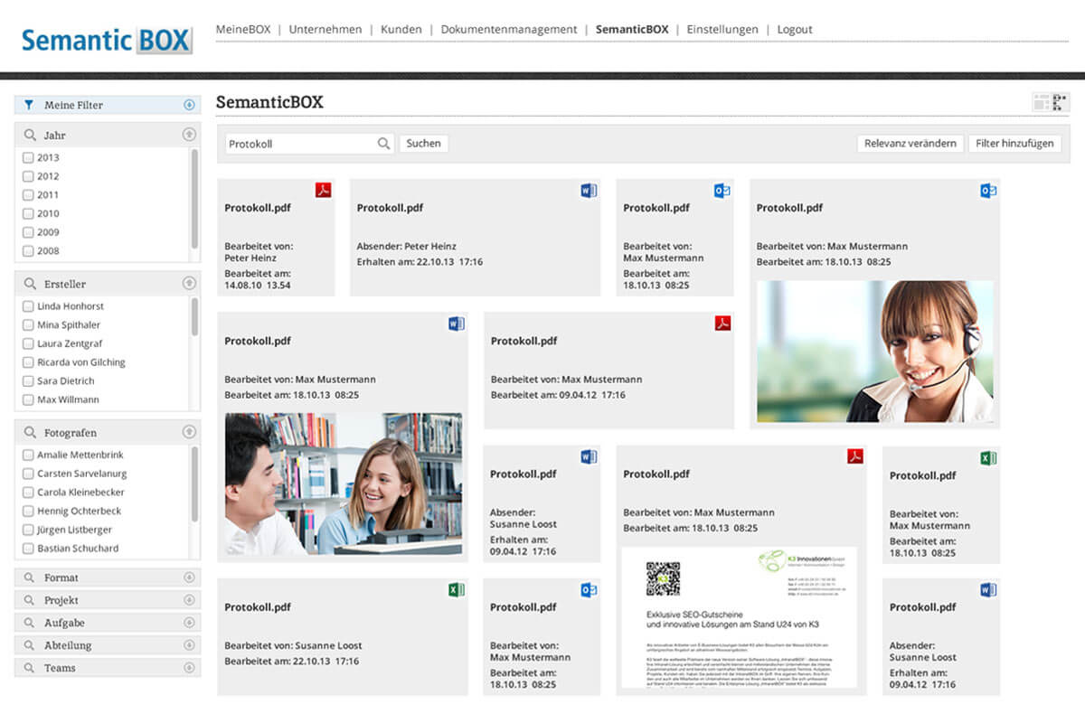 Intranet Workflow Erweiterungen SemanticBOX