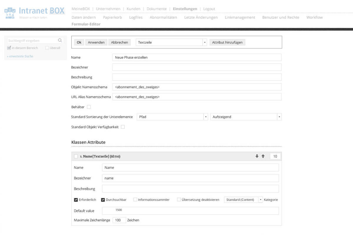 Intranet Workflow Erweiterungen TemplateBOX